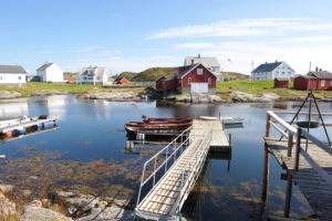 Traditional fishing village in Norway, Sør-Gjæslingan.