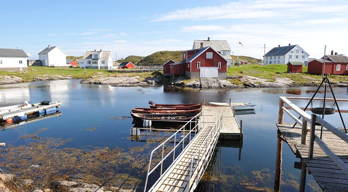 Traditional fishing village in Norway, Sør-Gjæslingan.